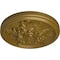 Ekena Millwork Katheryn Ceiling Medallion (Fits Canopies up to 2 1/8"), Hand-Painted Gold, 14 1/2"OD x 2 3/4"P CM14KTGLS - alternate 4
